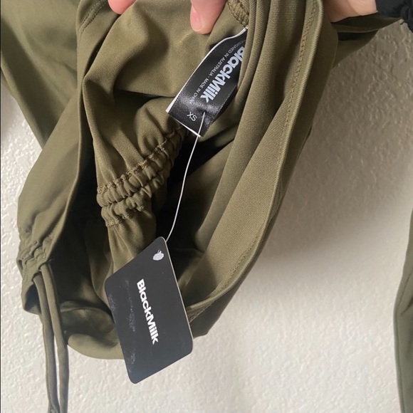 BlackMilk Matte Moss Strung Up Long Sleeve Top - Picture 5 of 6